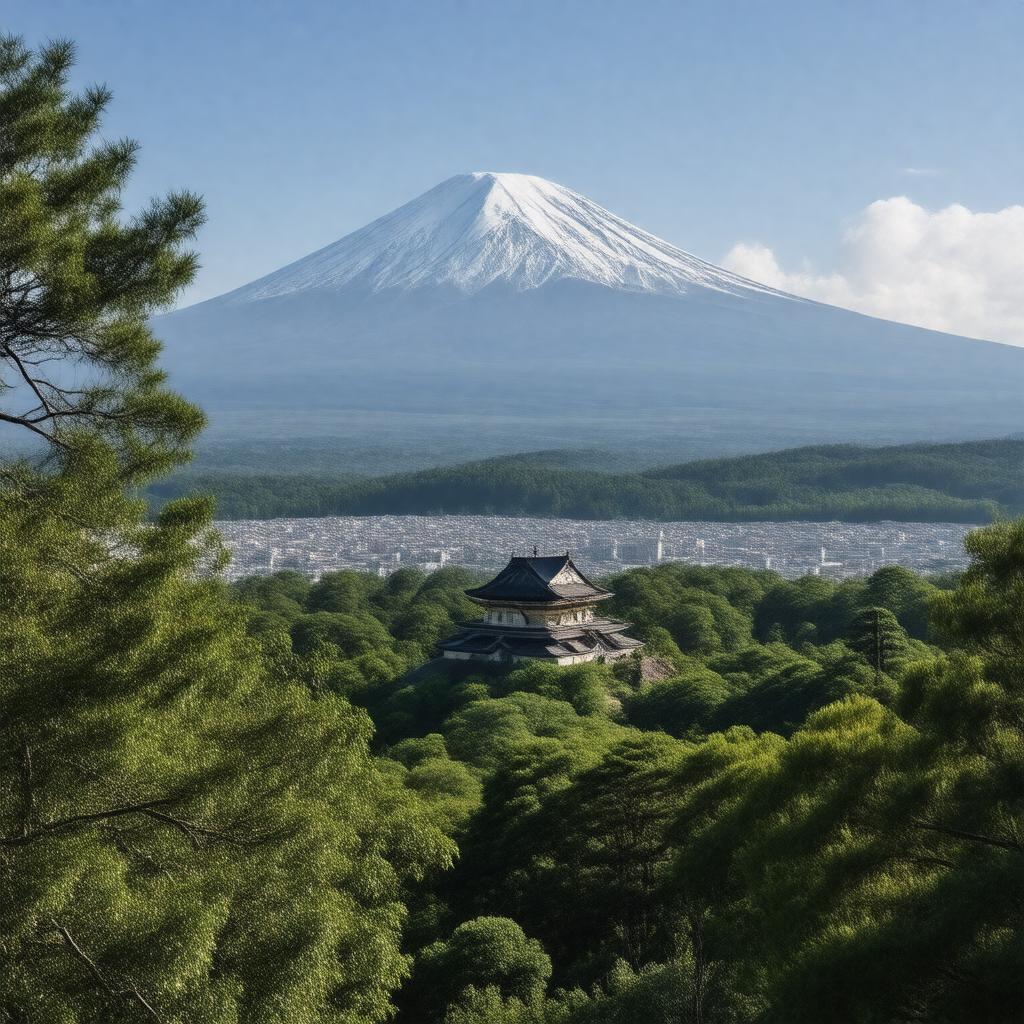 AI-created image of Kumamoto, Japan
