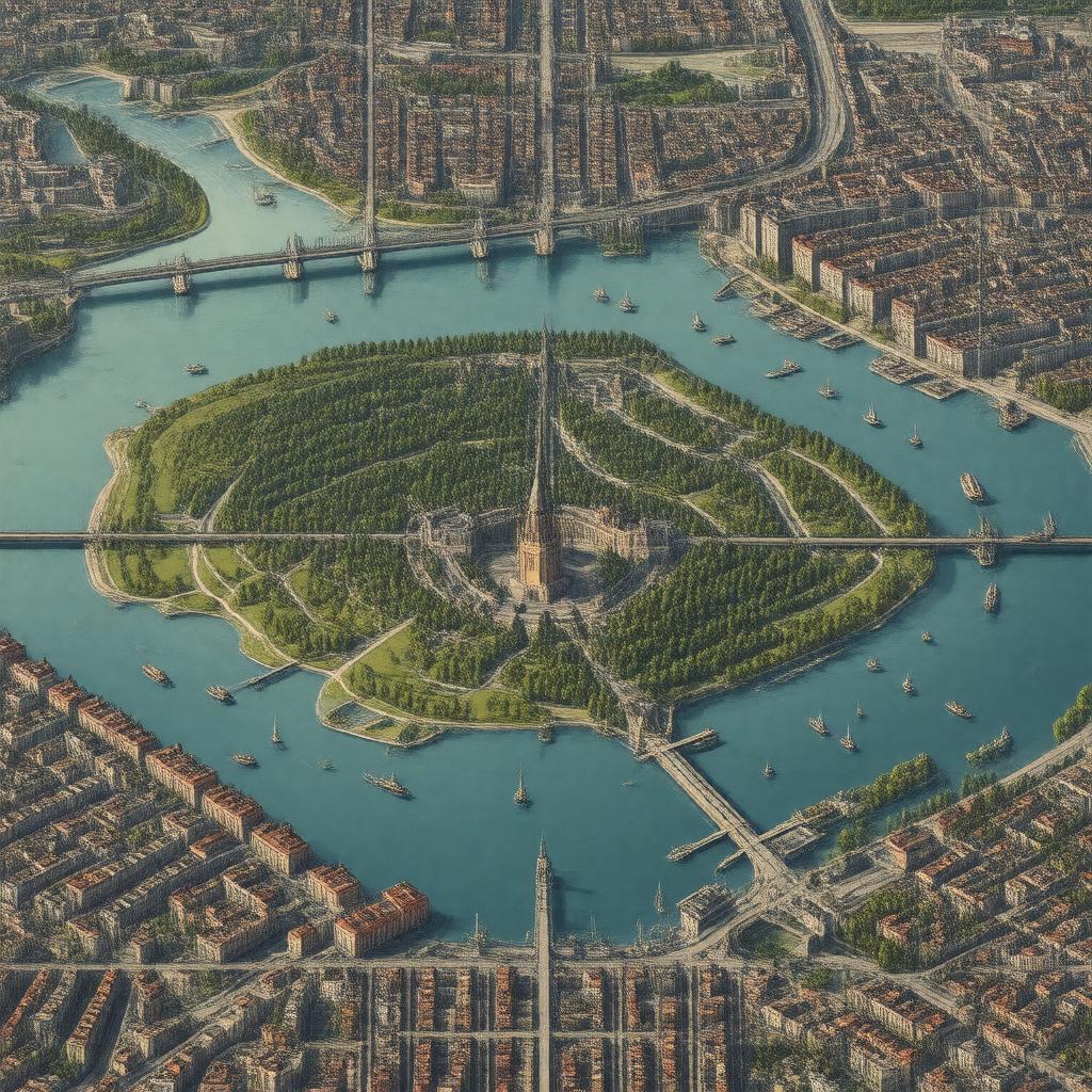 AI-created image of Kungsholmen