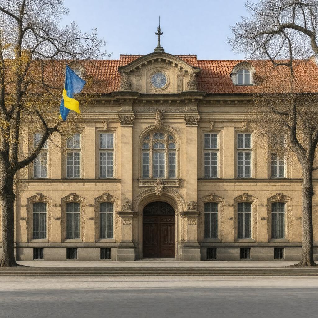AI-created image of Kungsholmens gymnasium