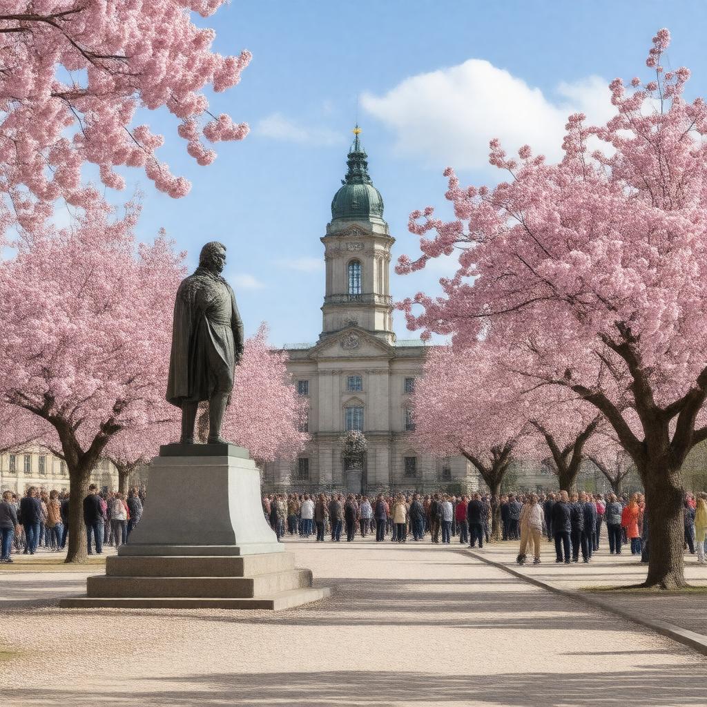 AI-created image of Kungsträdgården