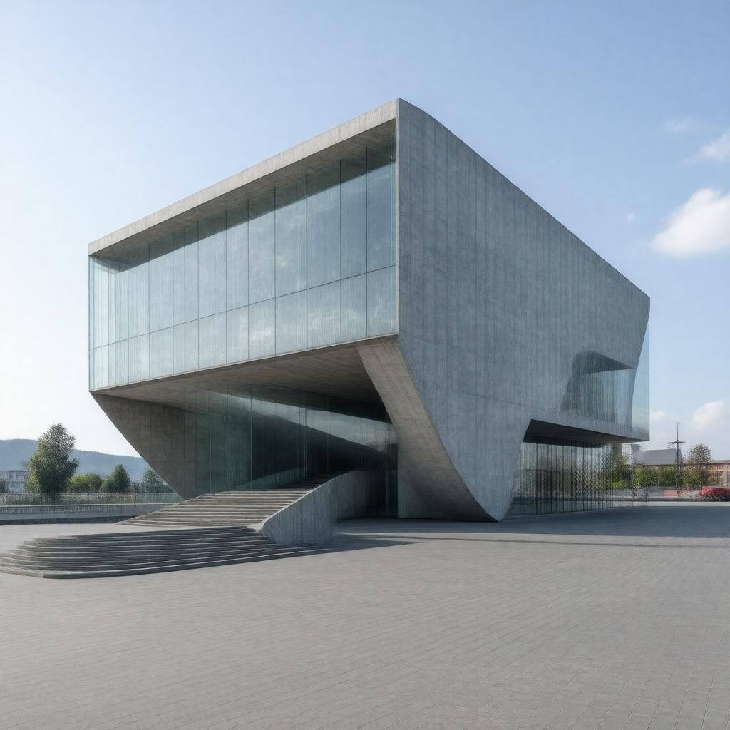 Click to view larger image AI-created image of Kunsthaus Bregenz