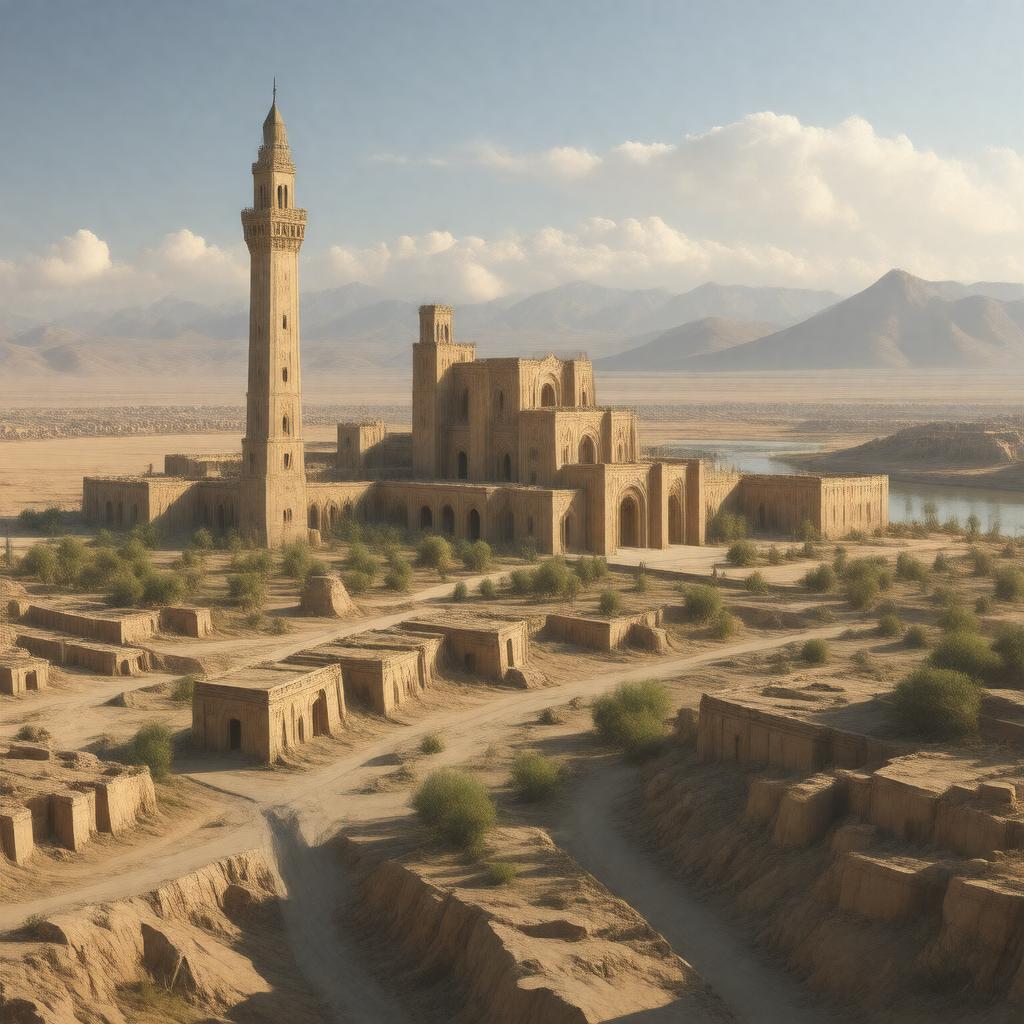 AI-created image of Kunya-Urgench