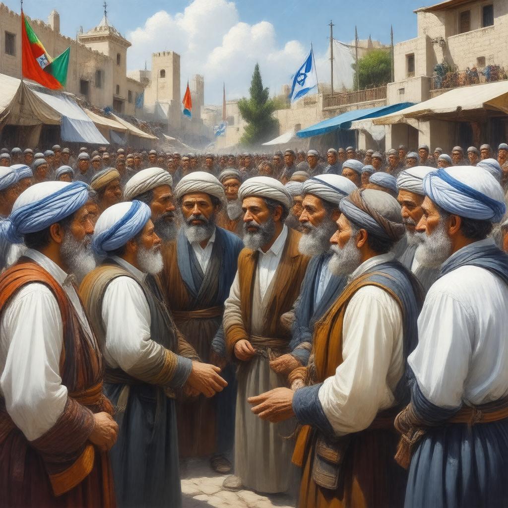 AI-created image of Kurdish Jews