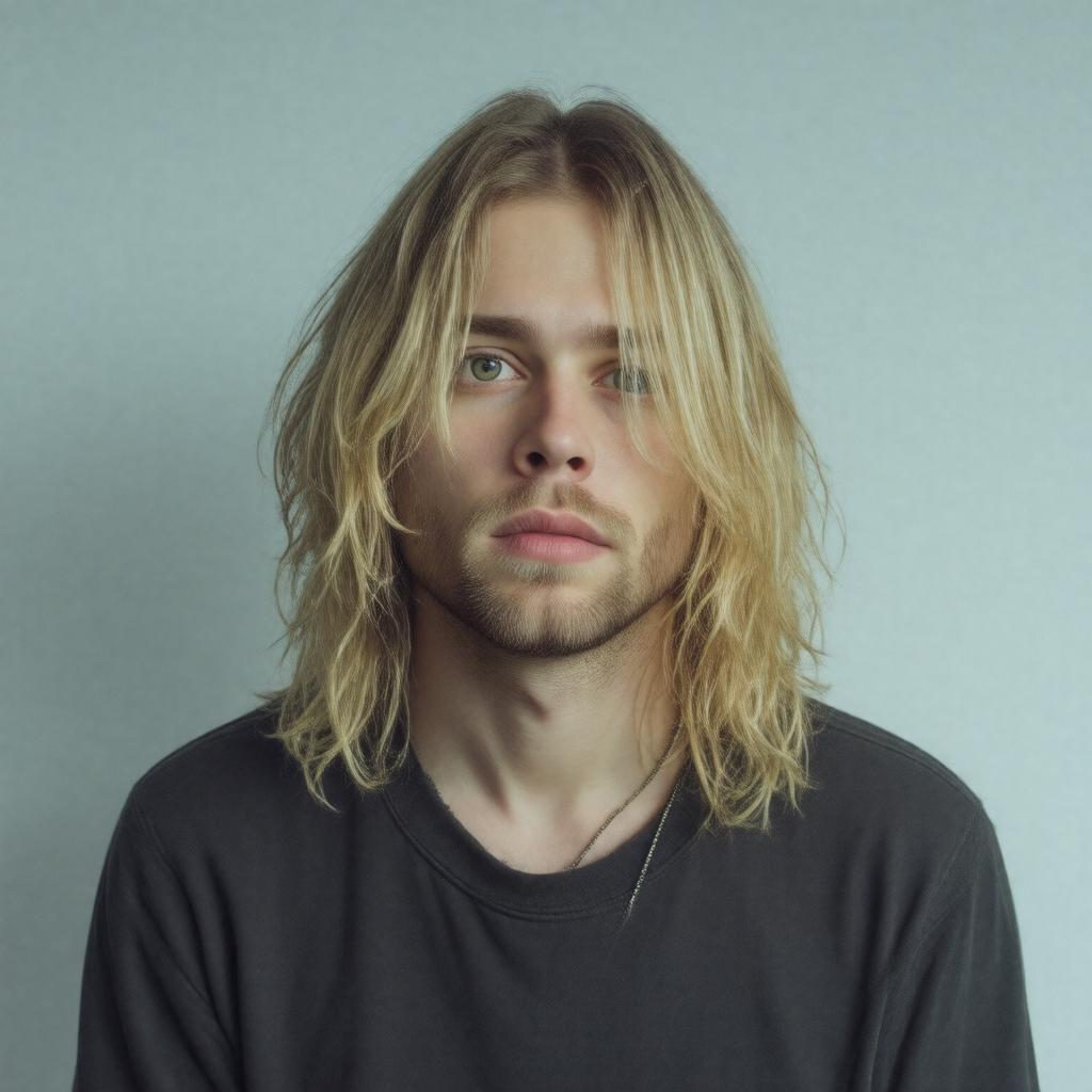 AI-created image of Kurt Cobain (1994)