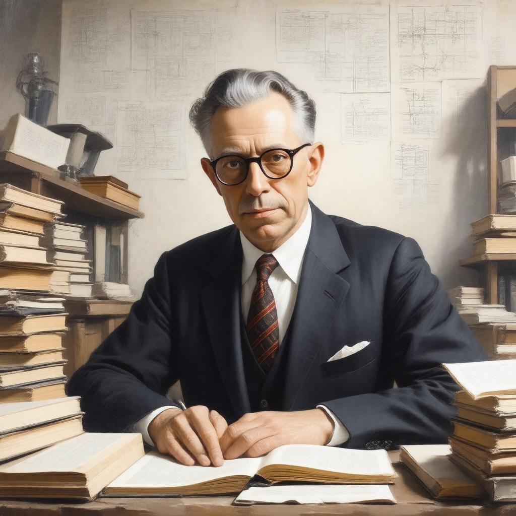 AI-created image of Kurt Gödel