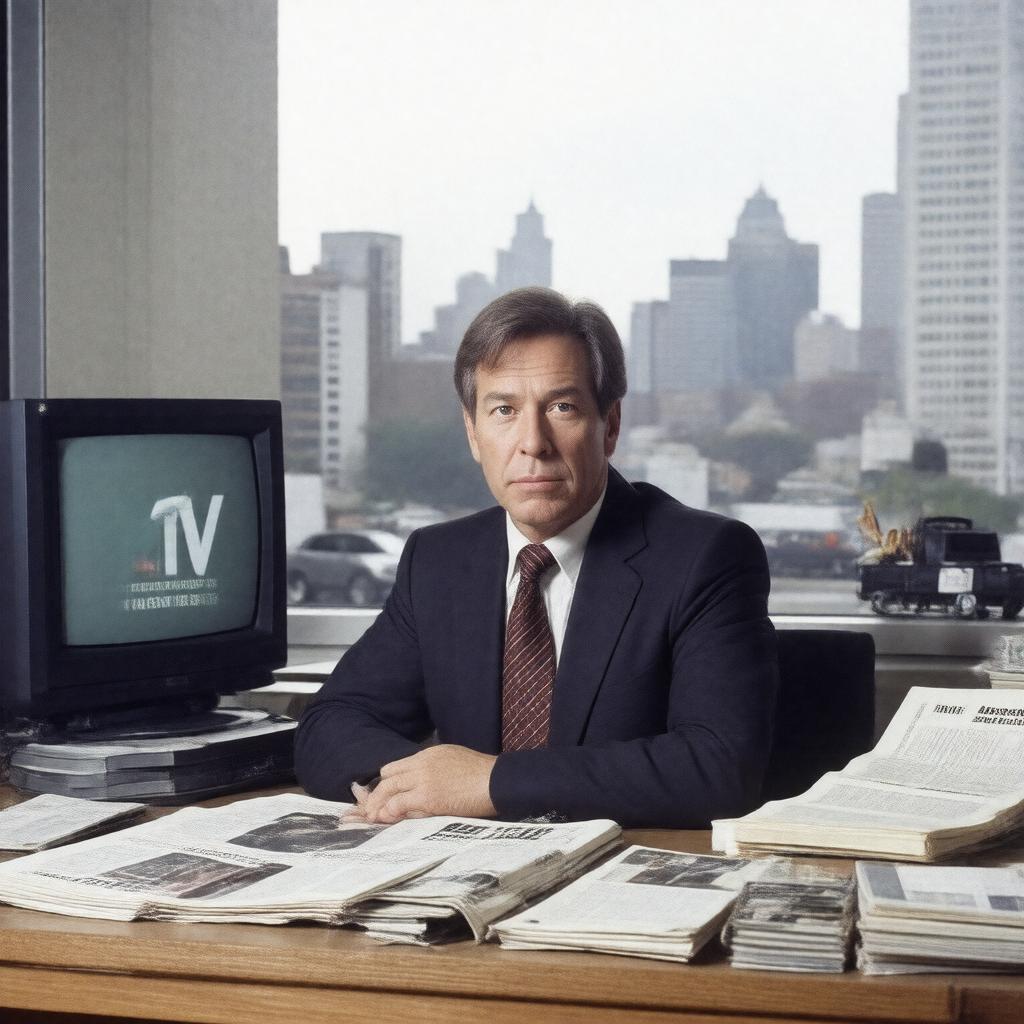 AI-created image of Kurt Loder