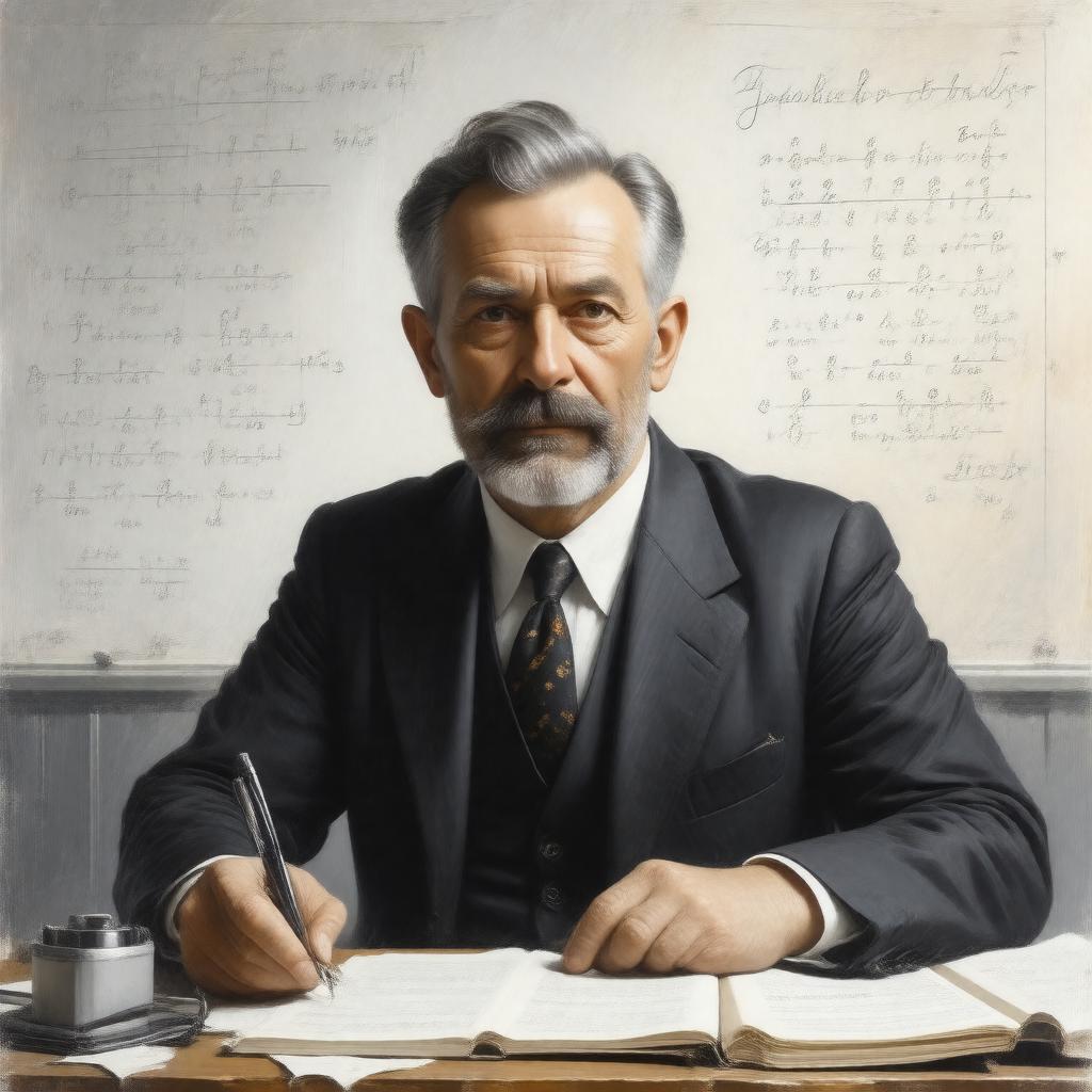 AI-created image of Kurt Otto Friedrichs