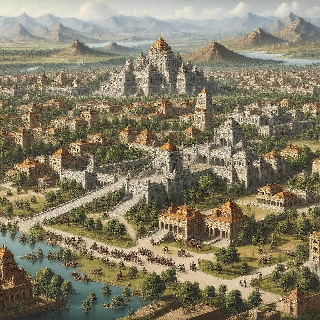 AI-created image of Kurukshetra