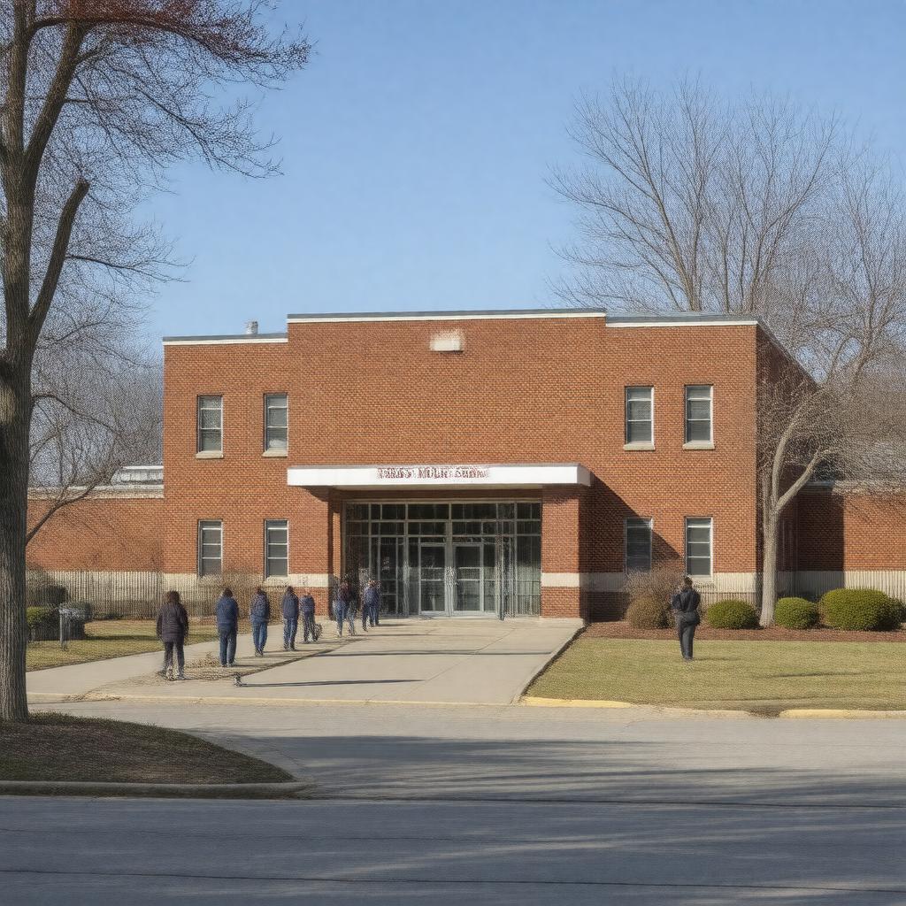 AI-created image of Kuss Middle School
