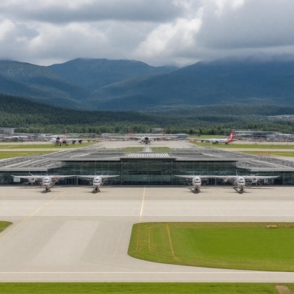 AI-created image of Kutaisi International Airport