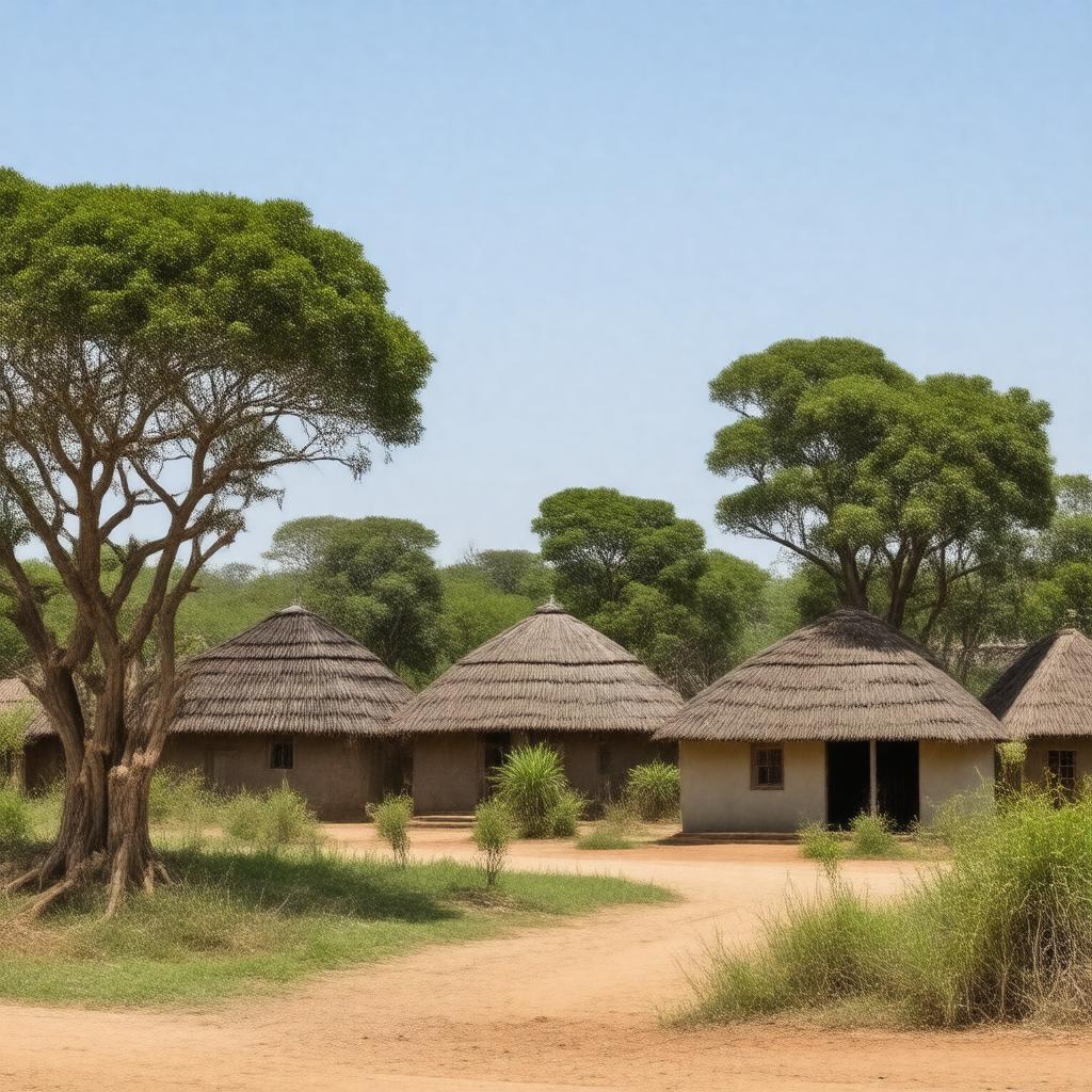 AI-created image of Kutama, Southern Rhodesia