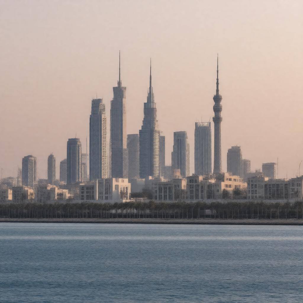 AI-created image of Kuwait City