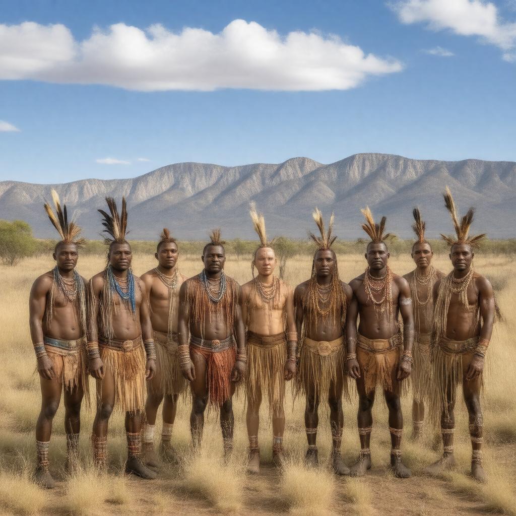 AI-created image of Kuyani people