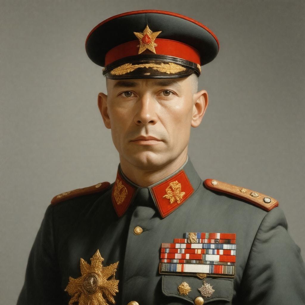 AI-created image of Kuzma Derevyanko