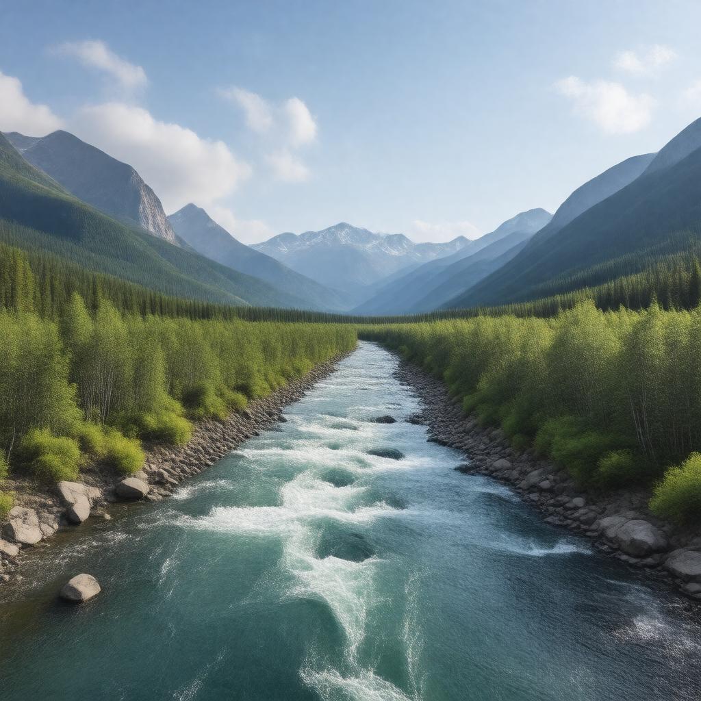 AI-created image of Kvichak River