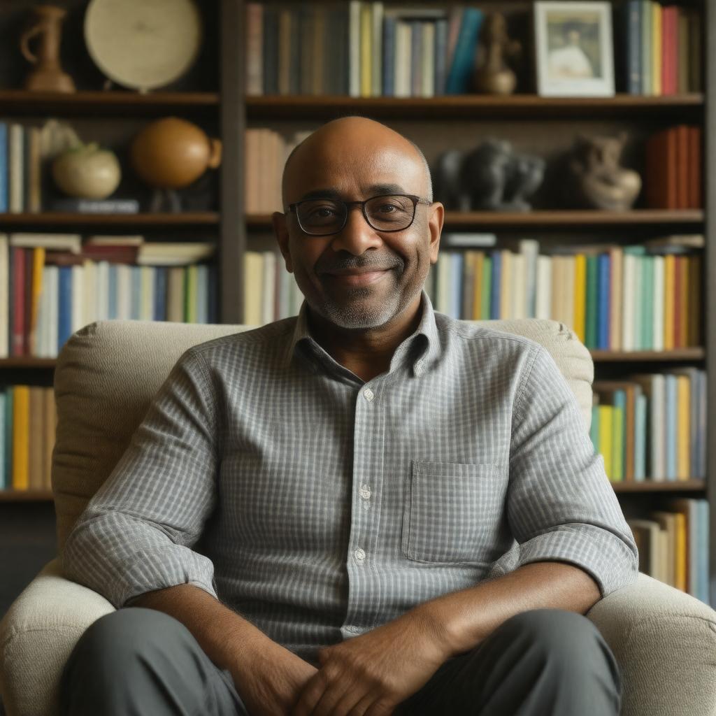 AI-created image of Kwame Anthony Appiah