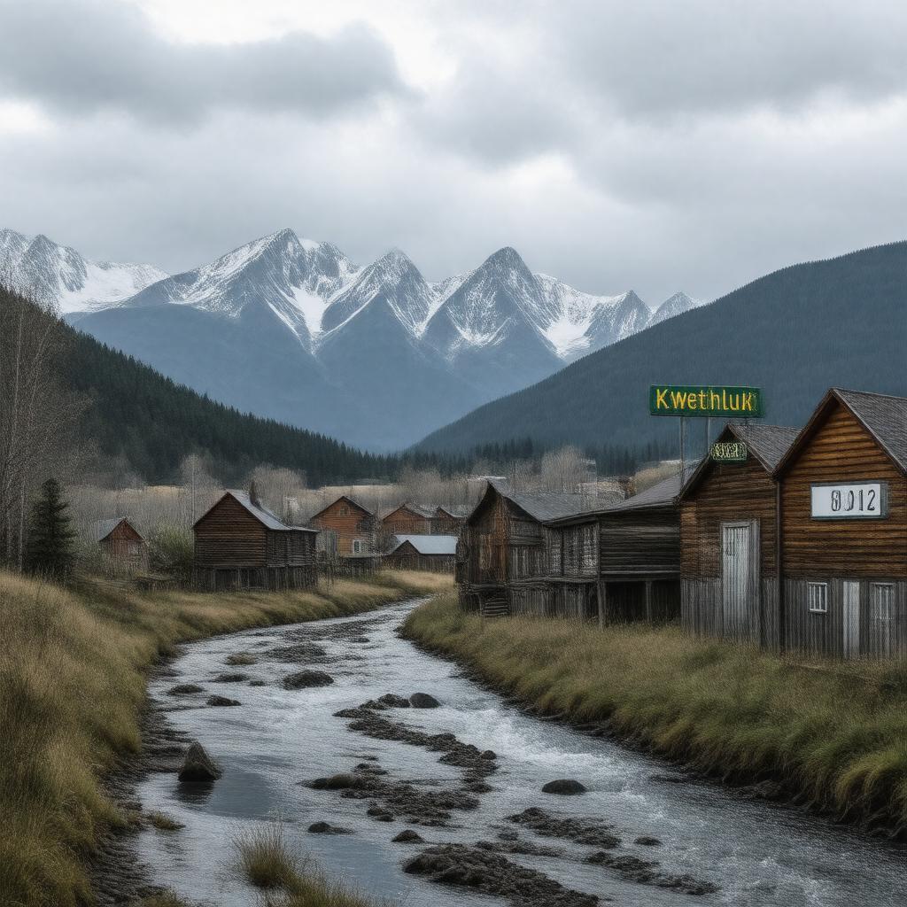 AI-created image of Kwethluk