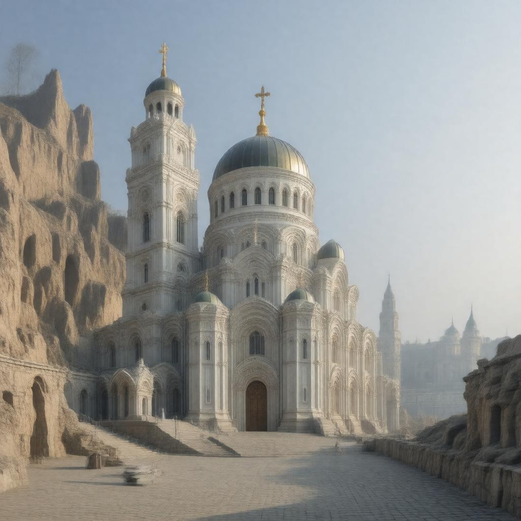 AI-created image of Kyiv Pechersk Lavra