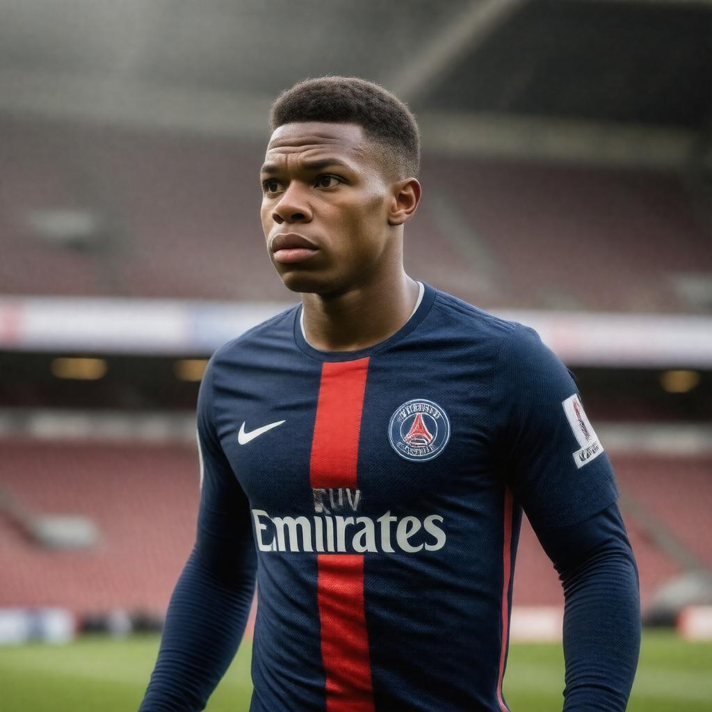 AI-created image of Kylian Mbappé