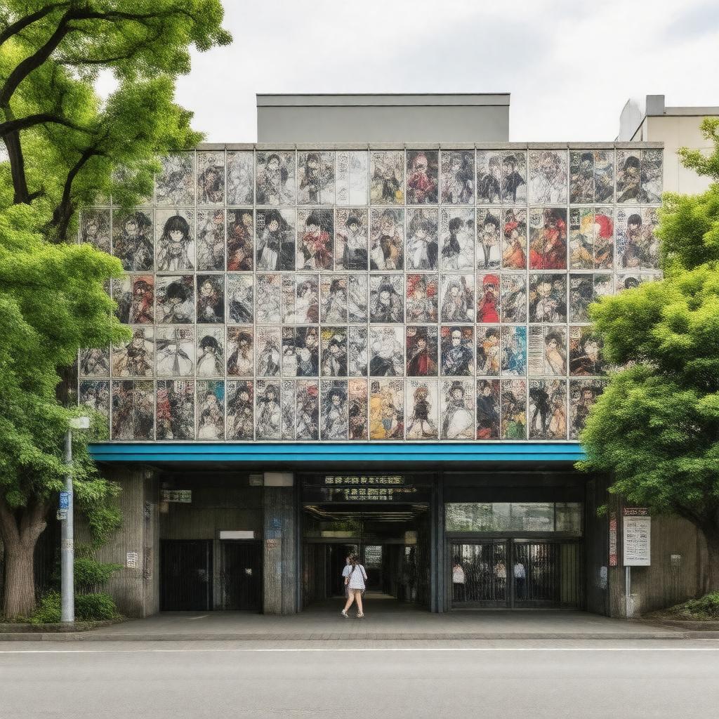 AI-created image of Kyoto International Manga Museum