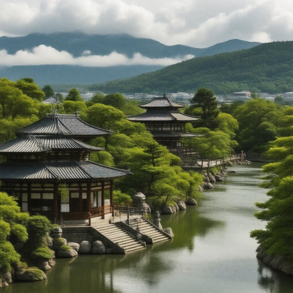 AI-created image of Kyoto, Japan