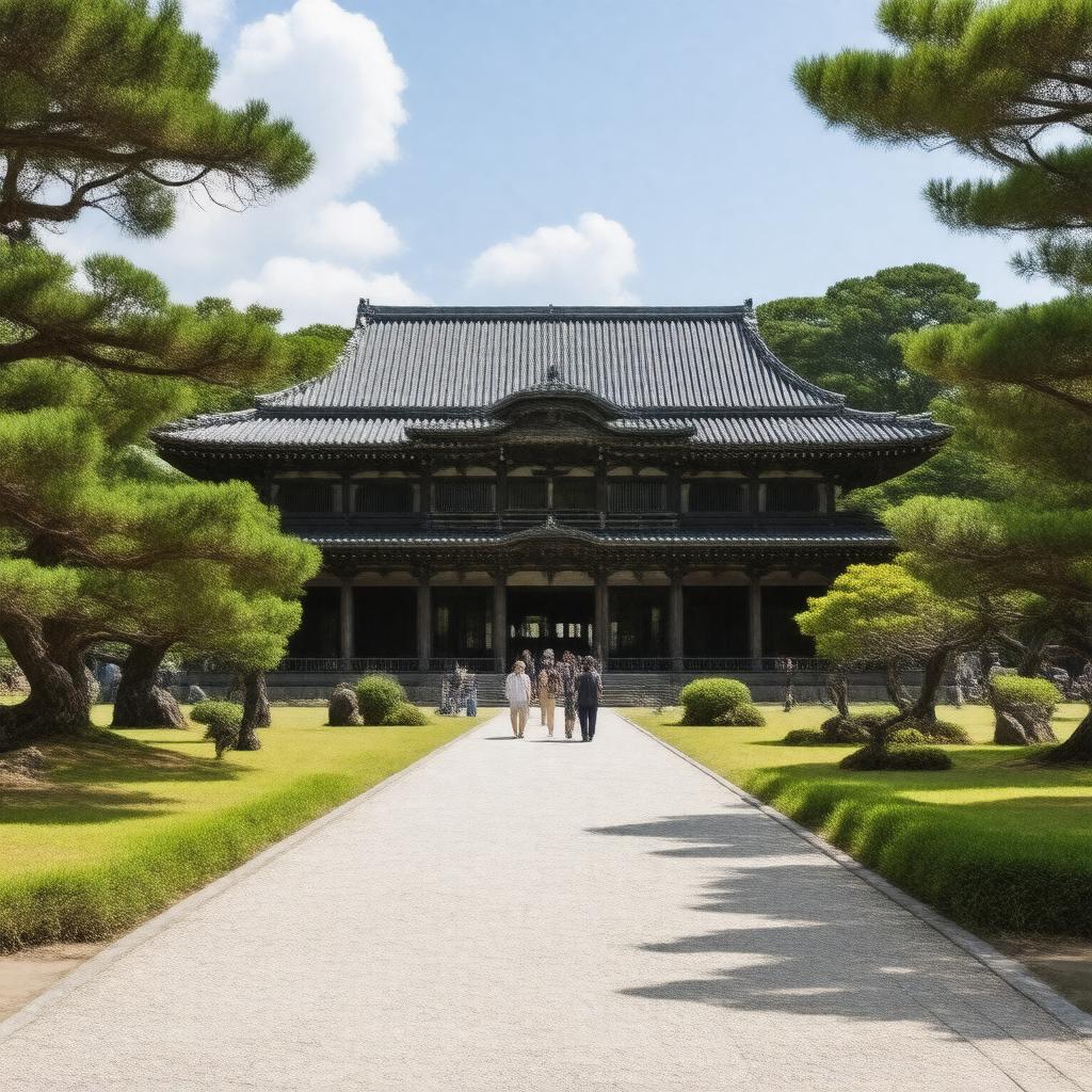 AI-created image of Kyoto National Museum