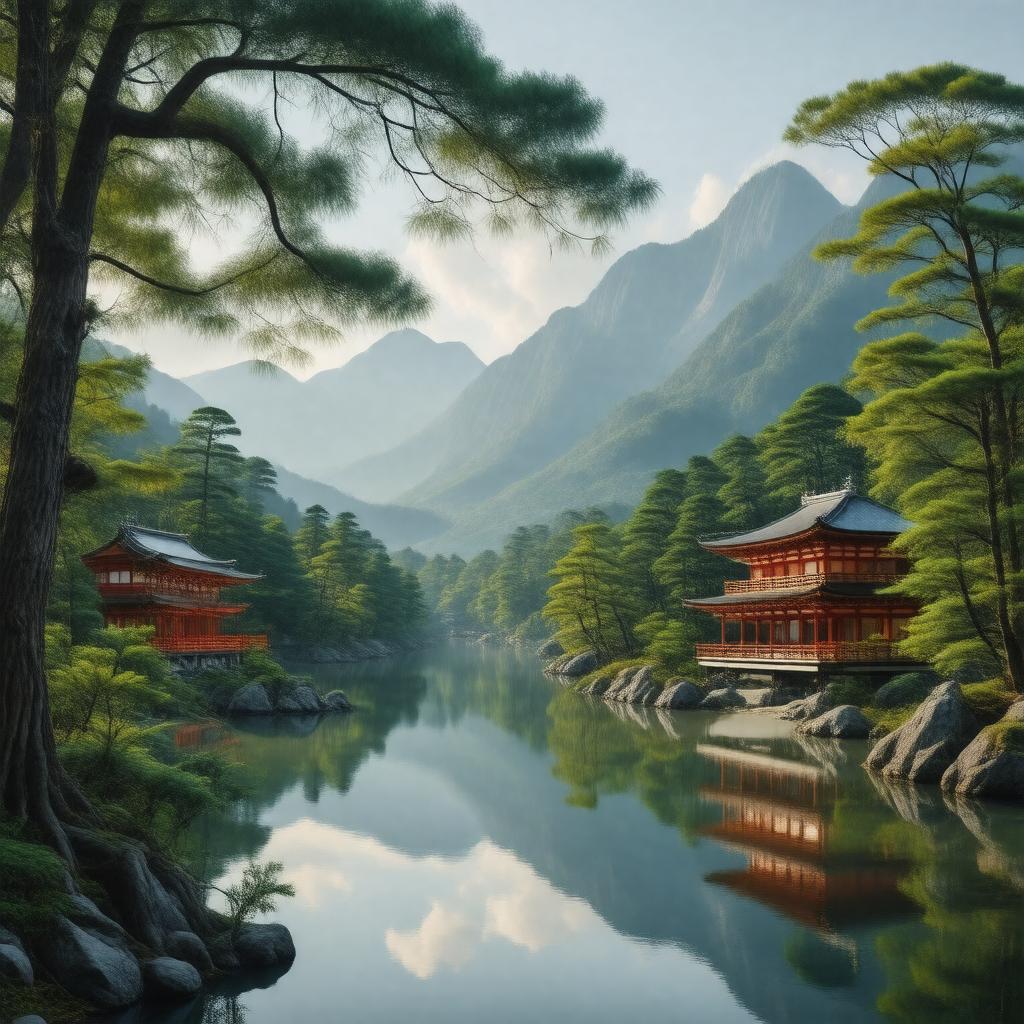 AI-created image of Kyoto Prefecture