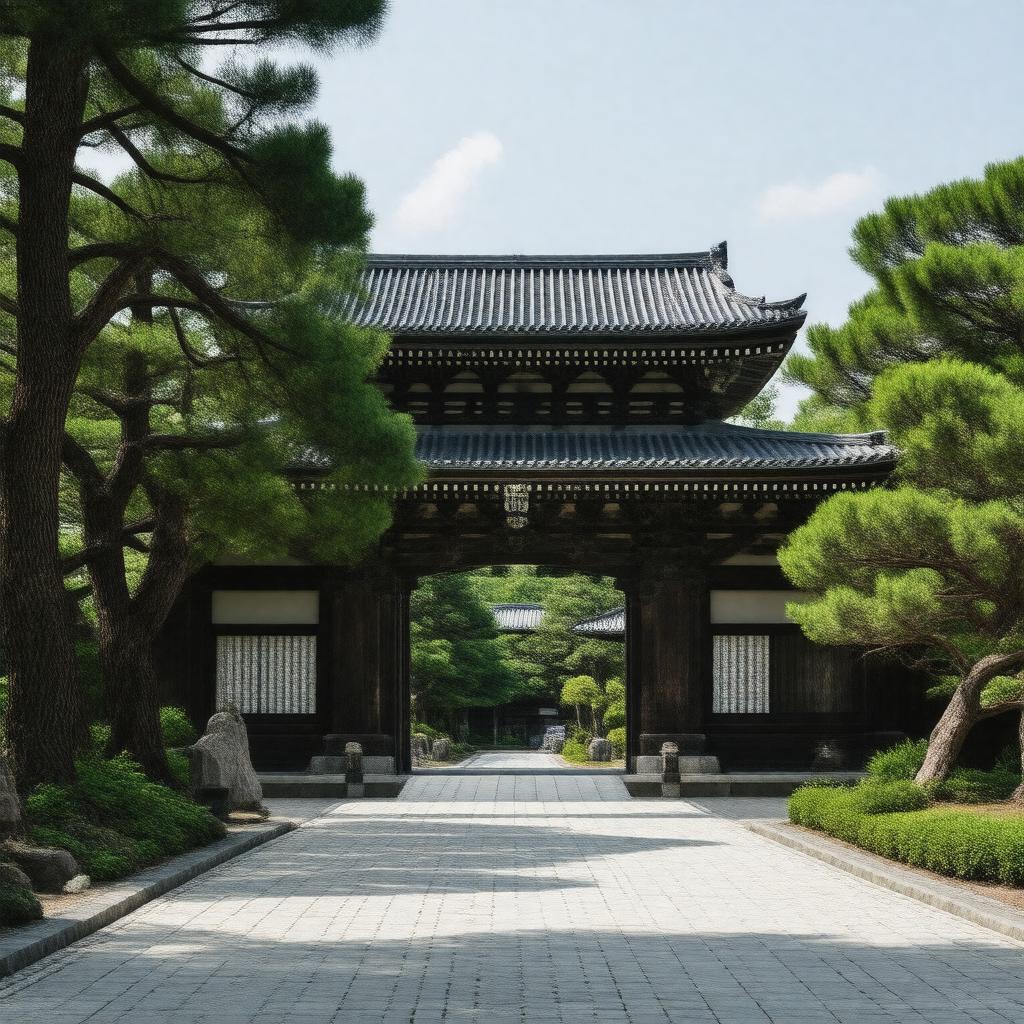 AI-created image of Kyoto University