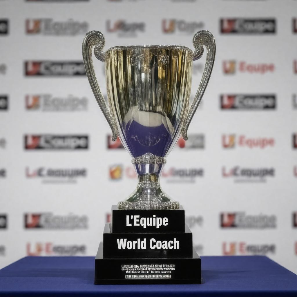 Click to view larger image AI-created image of L'Équipe World Coach of the Year