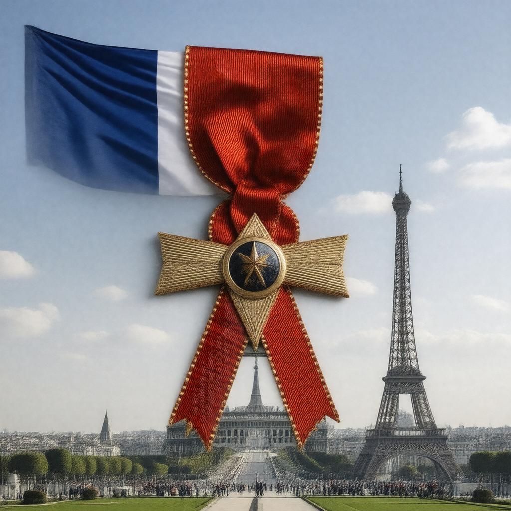 Click to view larger image AI-created image of Légion d'honneur