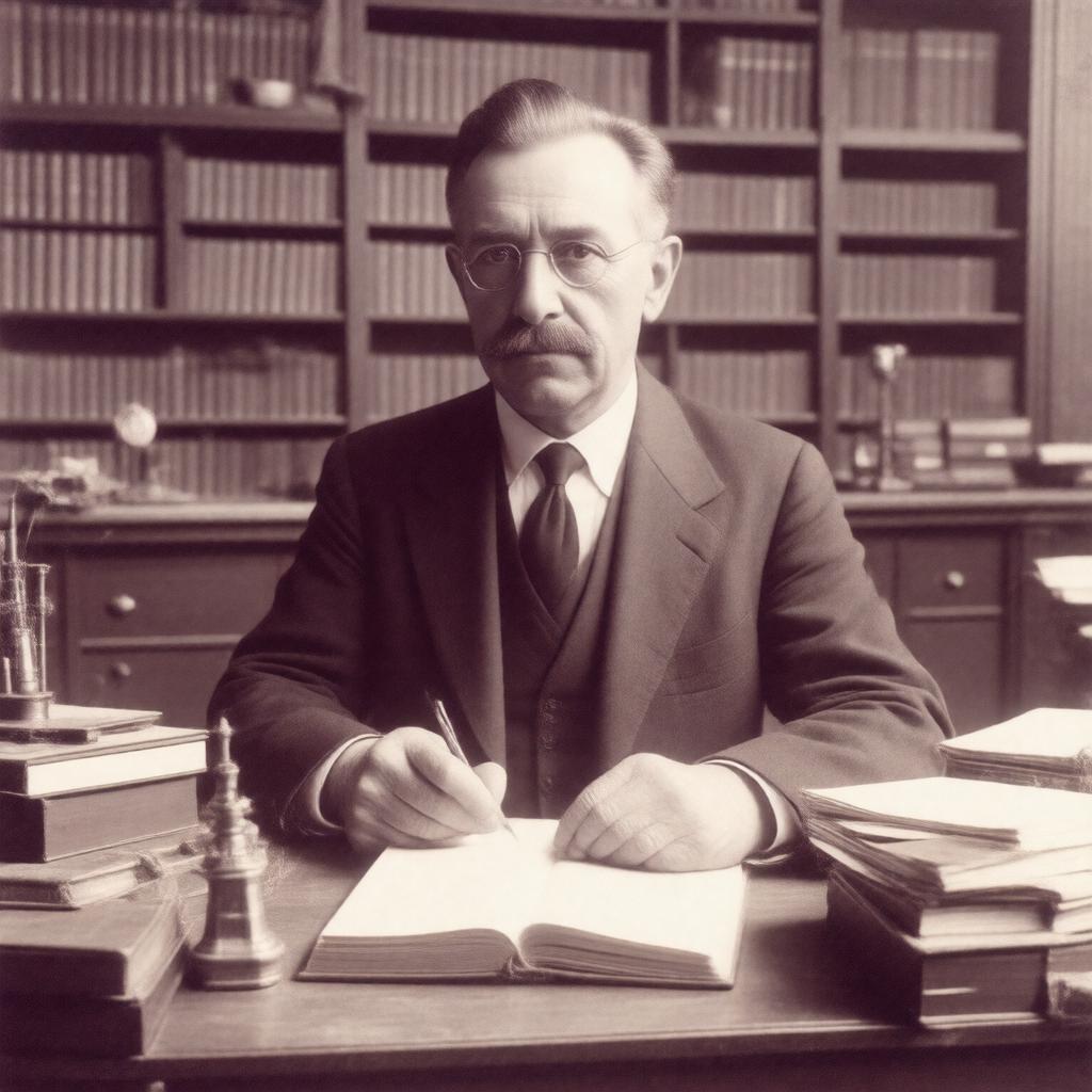 AI-created image of Léon Brillouin