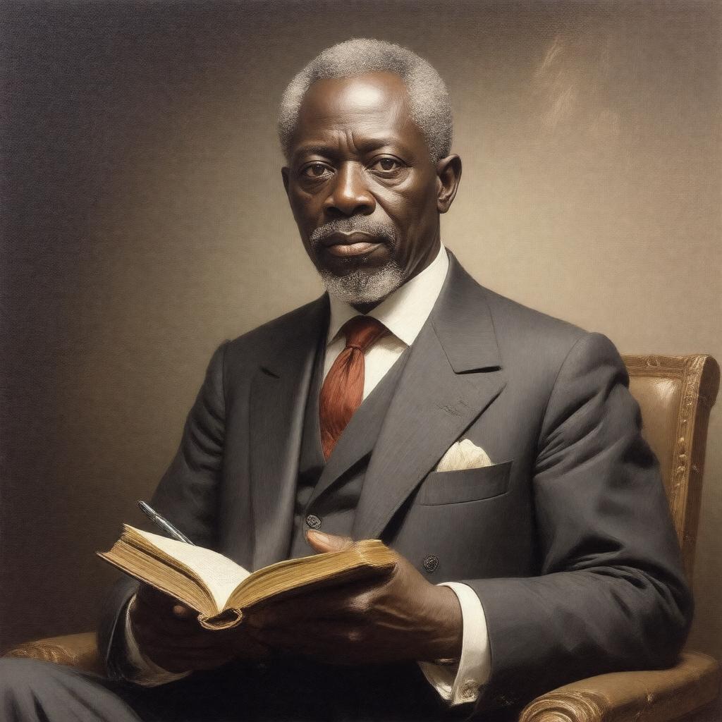 AI-created image of Léopold Sédar Senghor
