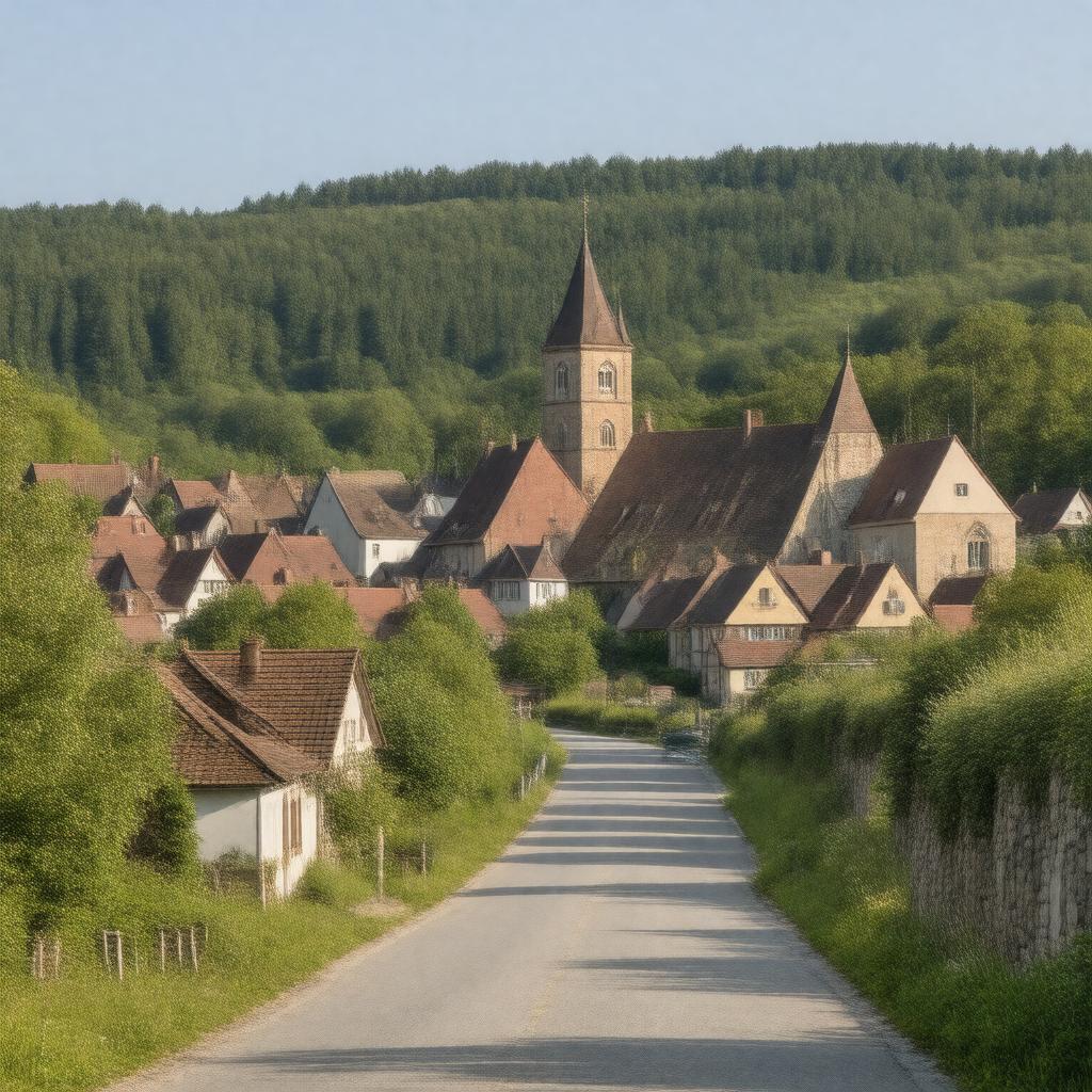 AI-created image of Lübbecke, Germany