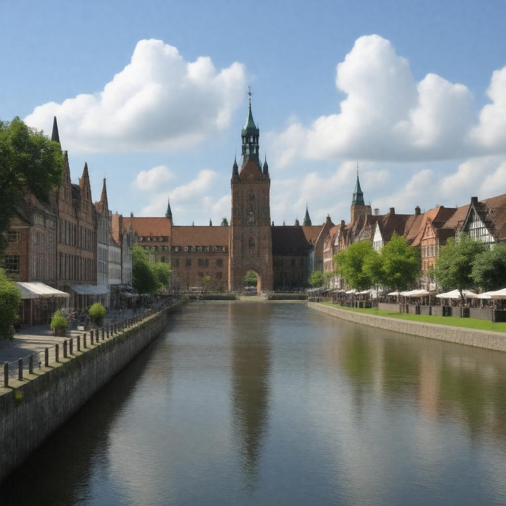AI-created image of Lübeck