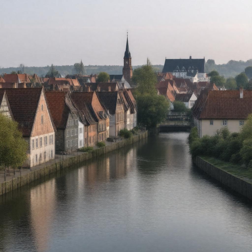 AI-created image of Lüneburg