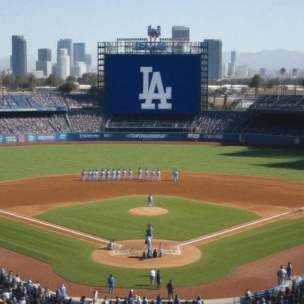 AI-created image of LA Dodgers
