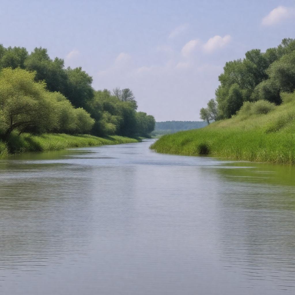 AI-created image of L'Anguille River