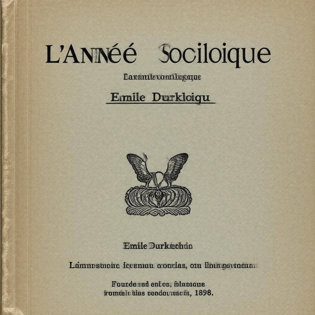 AI-created image of L'Année Sociologique