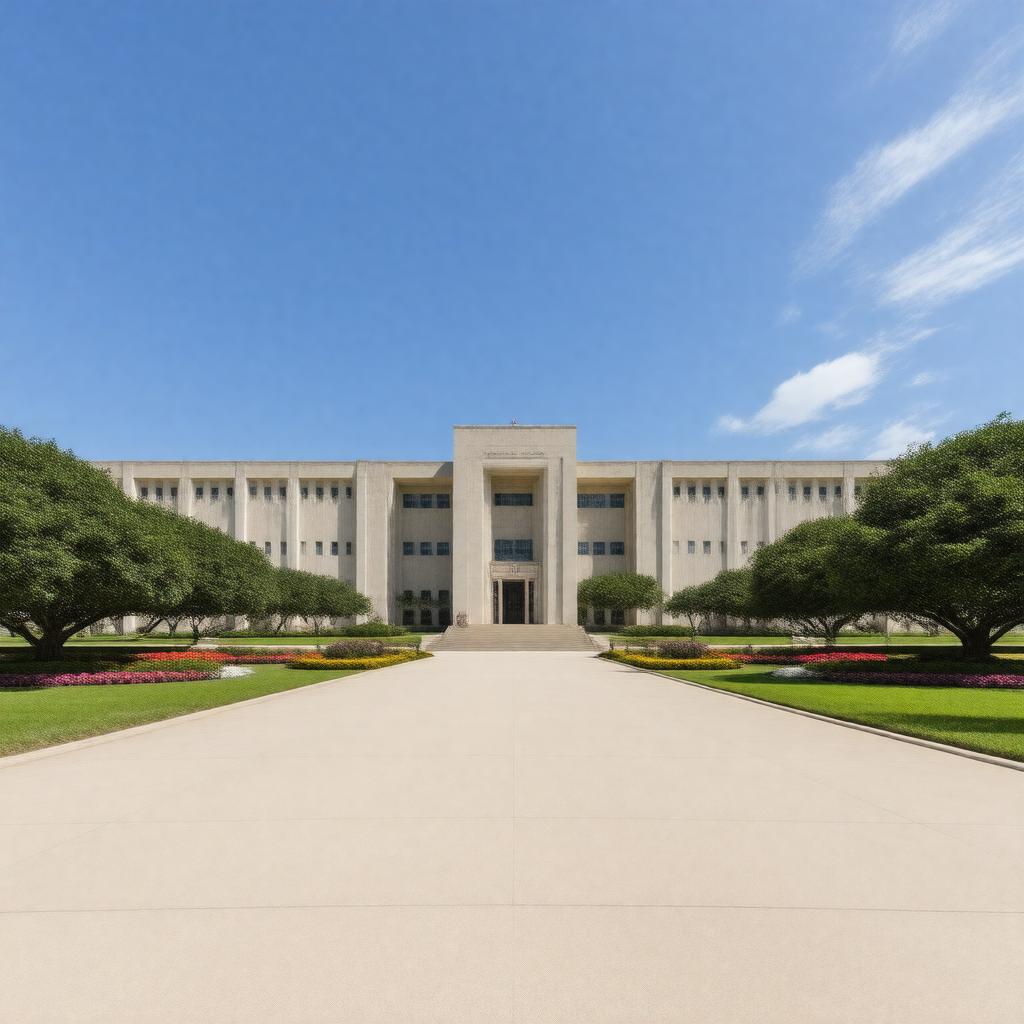 AI-created image of LBJ Presidential Library