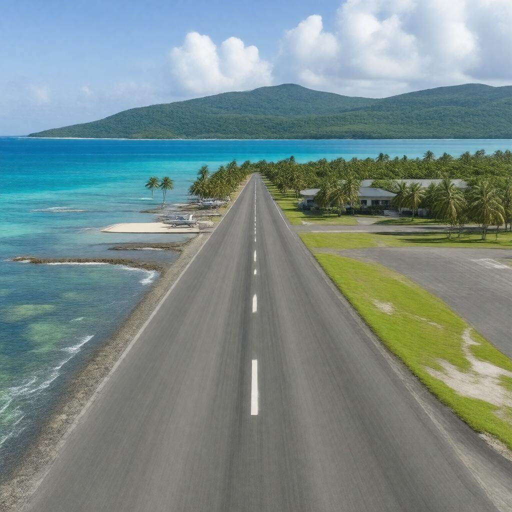 AI-created image of L'Espérance Airport