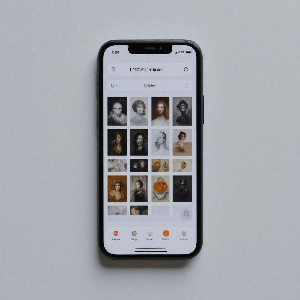Click to view larger image AI-created image of LOC Collections app