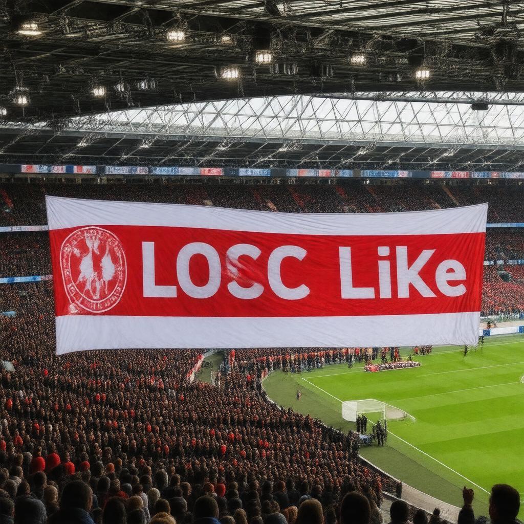AI-created image of LOSC Lille