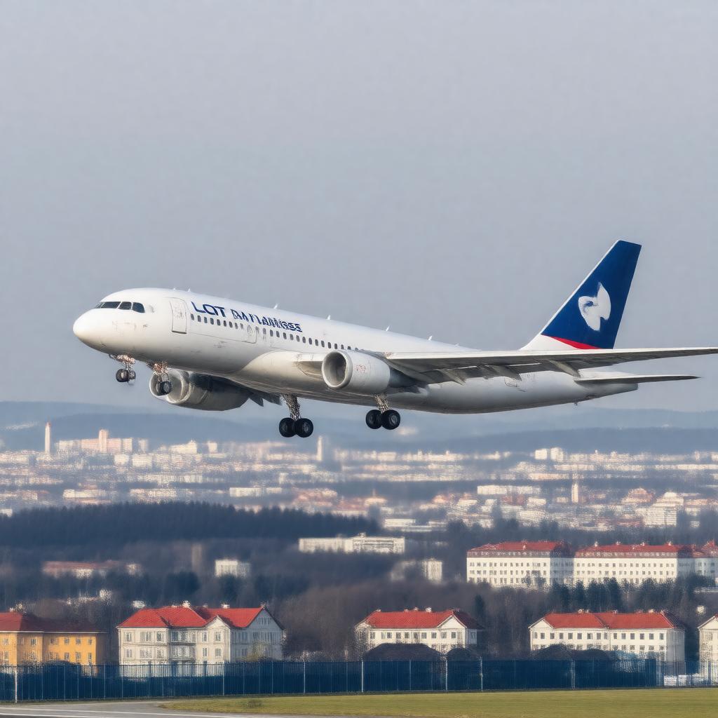 AI-created image of LOT Polish Airlines