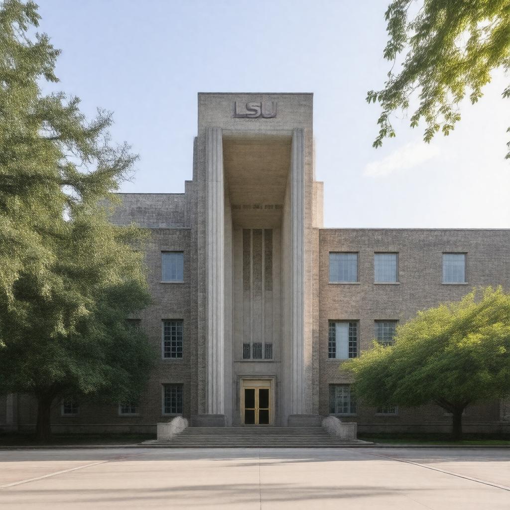 Click to view larger image AI-created image of LSU College of Art & Design