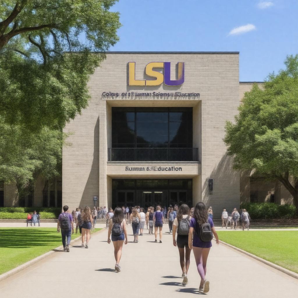 AI-created image of LSU College of Human Sciences & Education