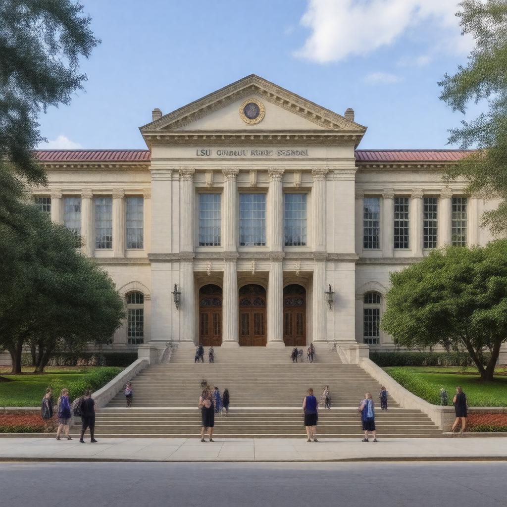 AI-created image of LSU Graduate School