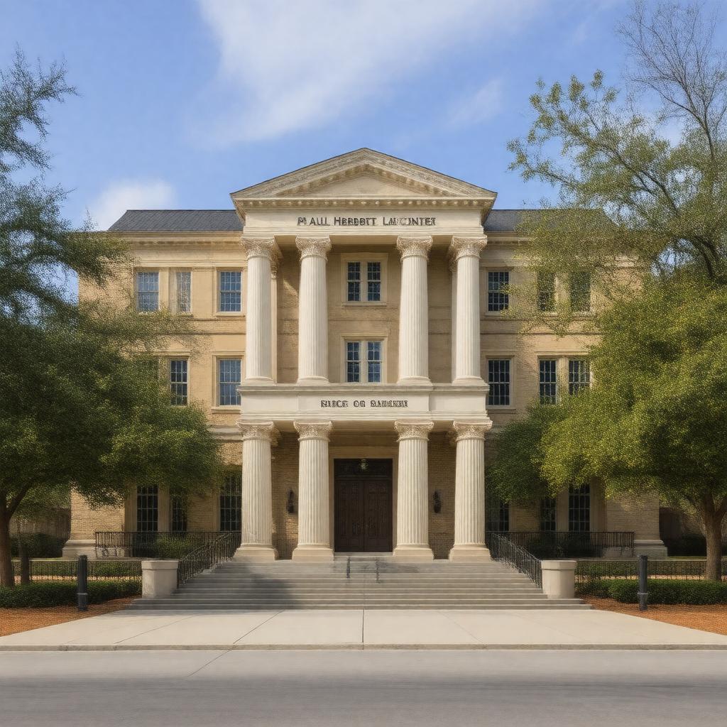 AI-created image of LSU Law