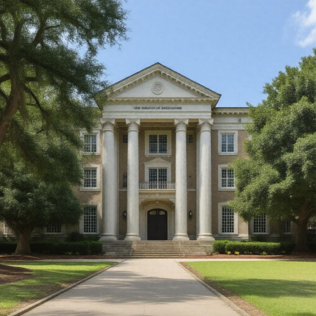 Click to view larger image AI-created image of LSU School of Mass Communication