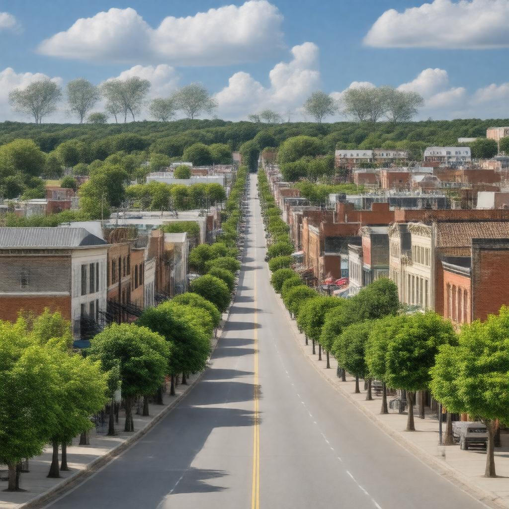 AI-created image of LaGrange, Illinois, United States