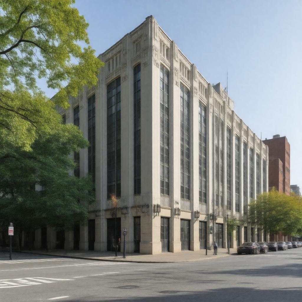 AI-created image of LaGuardia Hall